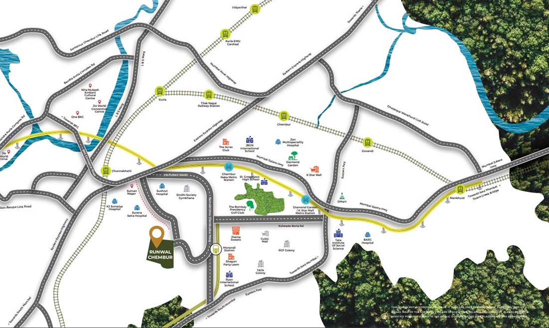 runwal woods chembur location runwal woods chembur location